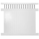 Weatherables Bradford 7 ft. H x 6 ft. W White Vinyl Privacy Fence Panel Kit