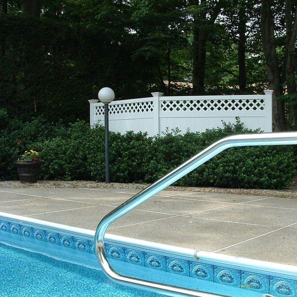 Weatherables Ashton 5 ft. H x 8 ft. W White Vinyl Privacy Fence Panel Kit
