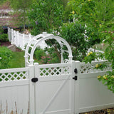 Weatherables Ashton 7 ft. H x 8 ft. W White Vinyl Privacy Fence Panel Kit