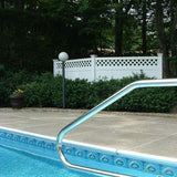 Weatherables Ashton 7 ft. H x 8 ft. W White Vinyl Privacy Fence Panel Kit