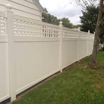 Weatherables Gideon 6 ft. H x 6 ft. W White Vinyl Privacy Fence Panel Kit
