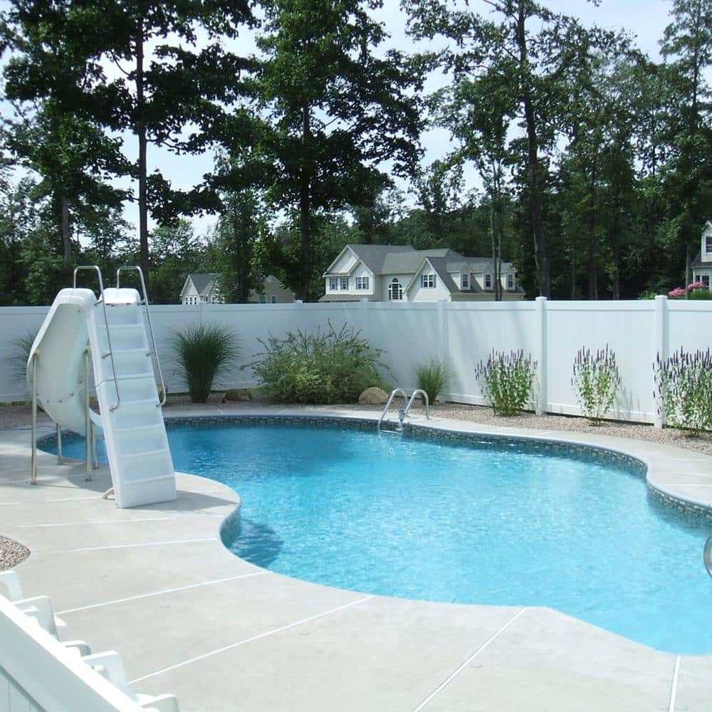 Weatherables Savannah 5 ft. H x 6 ft. W White Vinyl Privacy Fence Panel Kit
