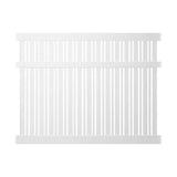 Weatherables Davenport 6 ft. H x 6 ft. W White Vinyl Semi-Privacy Fence Panel Kit