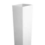 Weatherables 4 in. x 4 in. x 7 ft. Vinyl Fence Blank Post