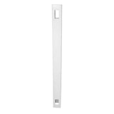 Weatherables 5 in. x 5 in. x 7 ft. White Vinyl Fence Line Post