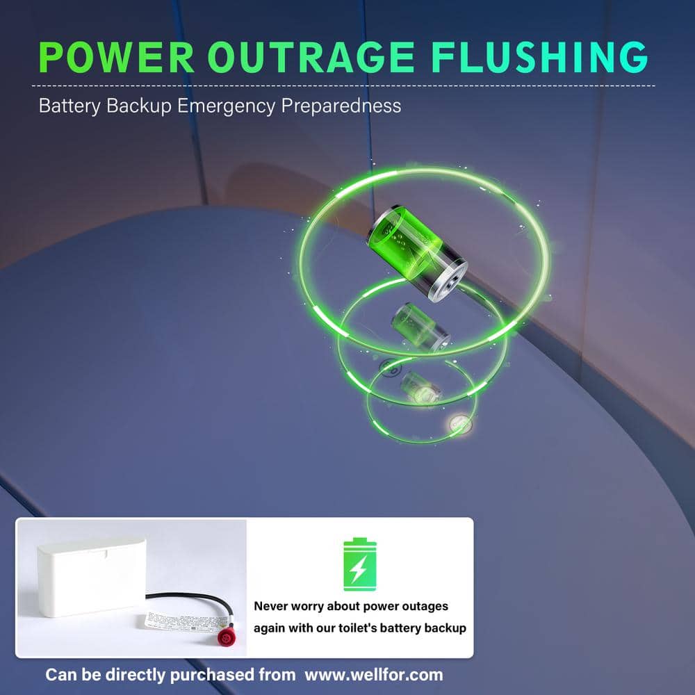 WELLFOR ELARA Smart Bidet Toilet with Built-in Tank and Auto Flush