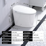 WELLFOR ELARA Smart Bidet Toilet with Built-in Tank and Auto Flush