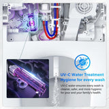 WELLFOR Nova Elongated Built-in Tank Smart Toilet Bidet in White - ADA Compliant, Auto Flush, Energy Efficient