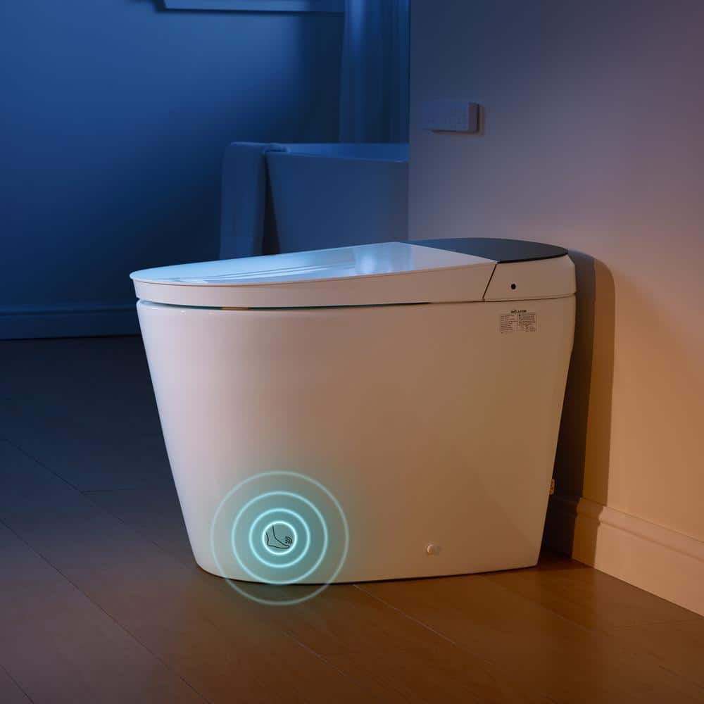WELLFOR Nova Elongated Built-in Tank Smart Toilet Bidet in White - ADA Compliant, Auto Flush, Energy Efficient