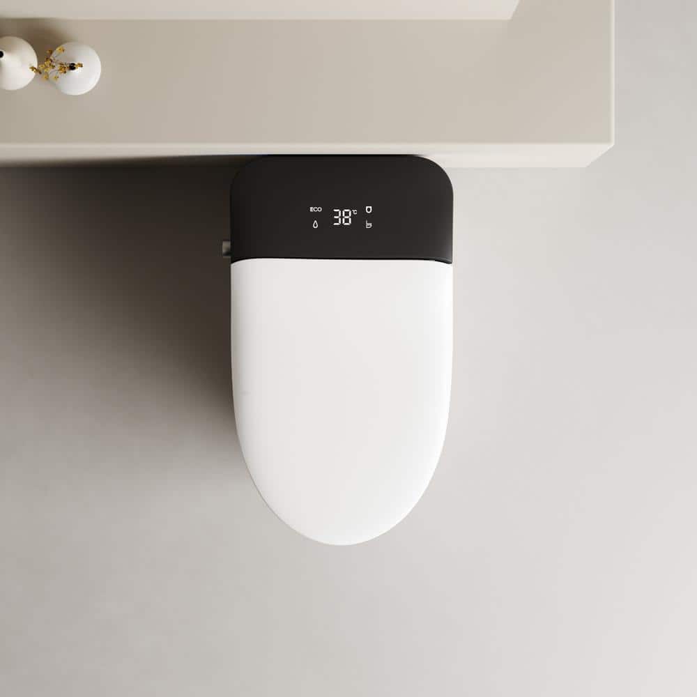 WELLFOR Elongated Smart Bidet Toilet with Voice Control and Bubble Shield