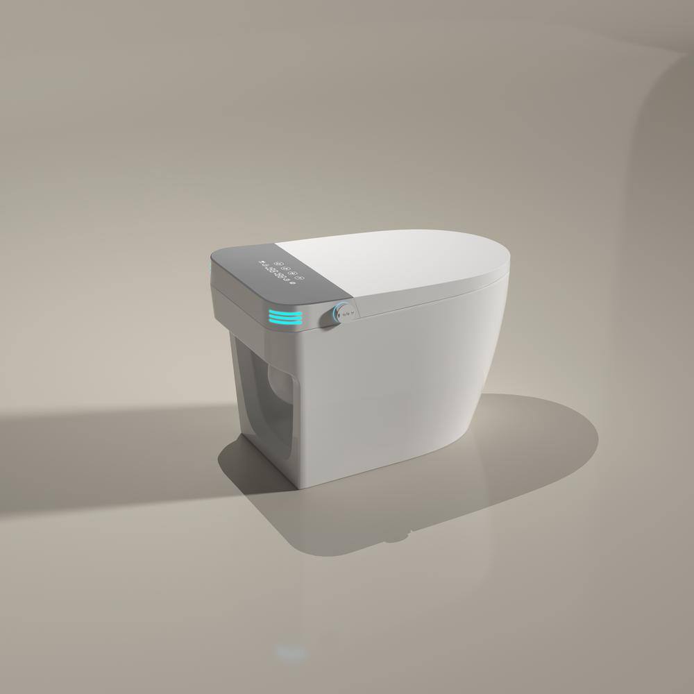 WELLFOR Elongated Smart Bidet Toilet with Voice Control & Heated Seat