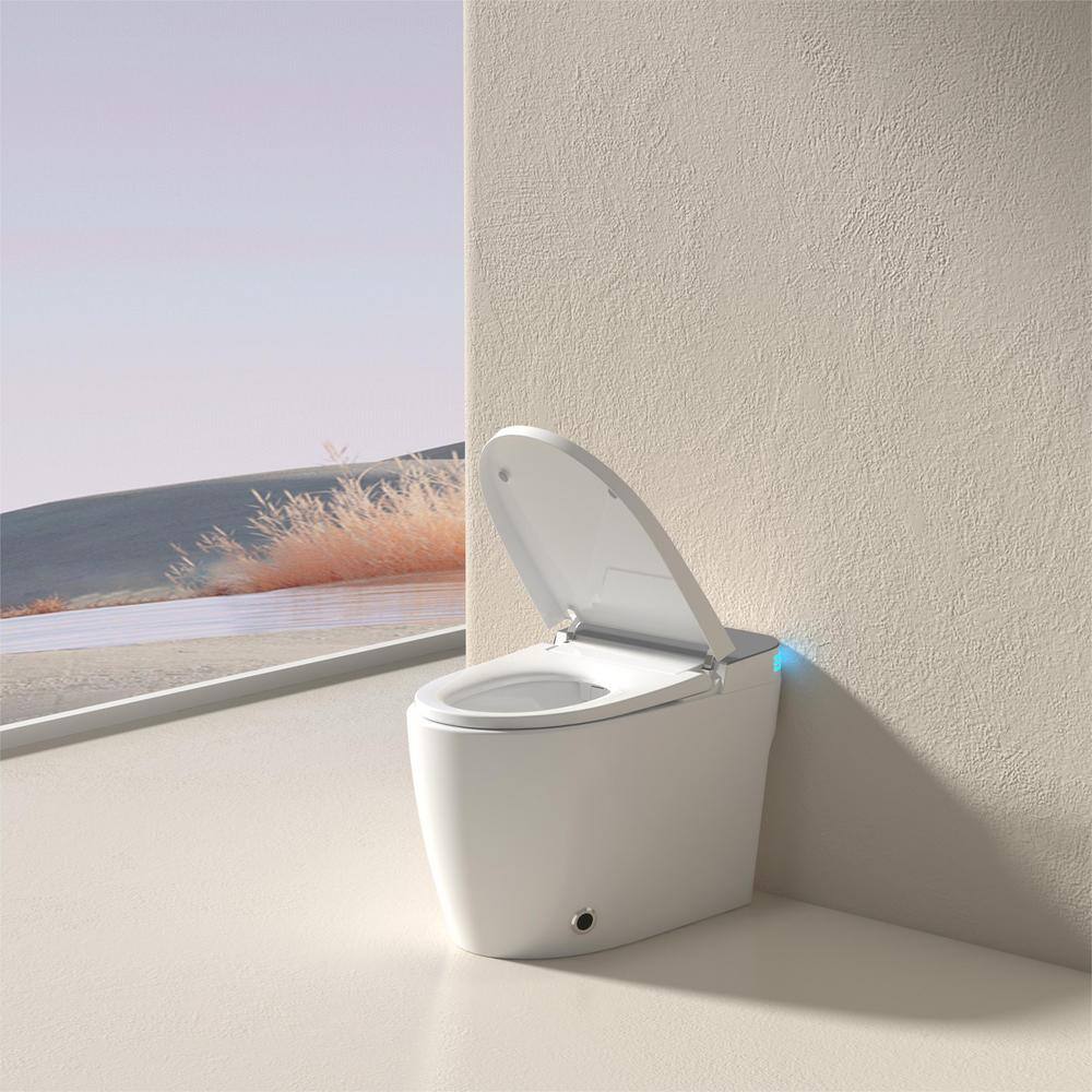 WELLFOR Elongated Smart Bidet Toilet with Voice Control & Heated Seat