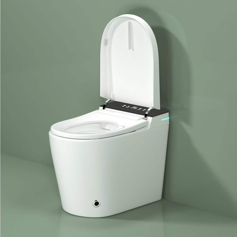 WELLFOR Elongated Smart Bidet Toilet with Auto Features and Heated Seat