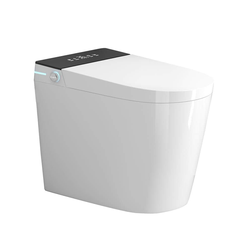 WELLFOR Elongated Smart Bidet Toilet with Auto Features and Heated Seat