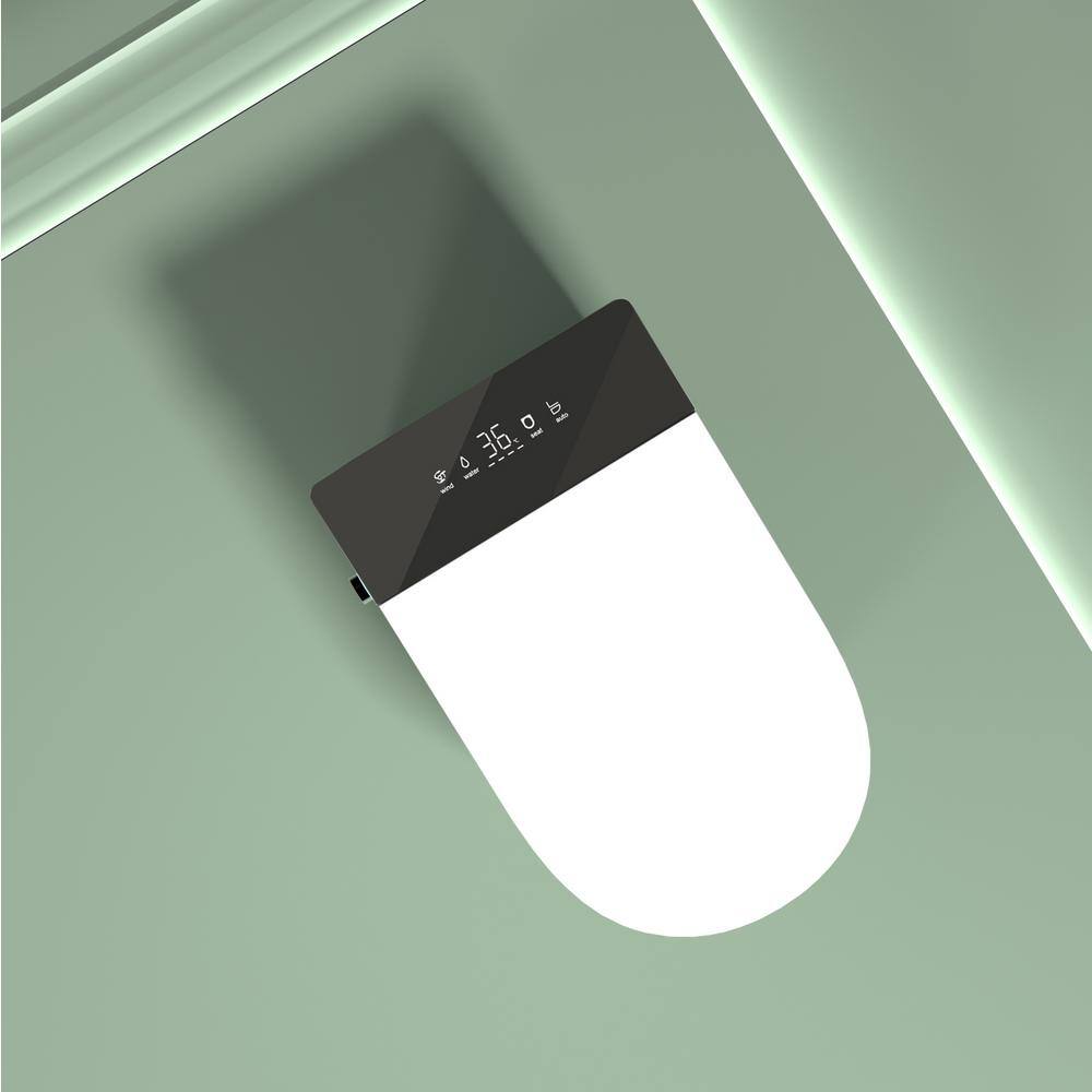 WELLFOR Elongated Smart Bidet Toilet with Auto Features and Heated Seat