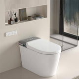 WELLFOR Elongated Smart Bidet Toilet with Automatic Features