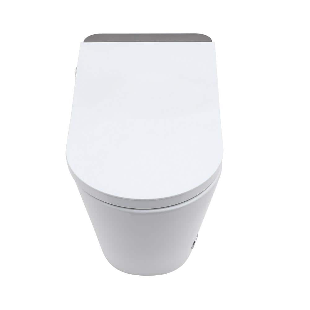 WELLFOR MT3 Elongated Heated Seat Bidet Toilet with LED Display and Night Light