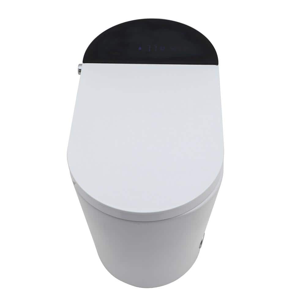 WELLFOR MT1 Elongated Heated Seat Smart Bidet Toilet with Foot Sensor in White