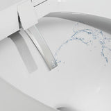 WELLFOR Elongated Dual Flush Smart Bidet Toilet with Heated Seat – White