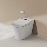 WELLFOR Elongated Dual Flush Smart Bidet Toilet with Heated Seat – White