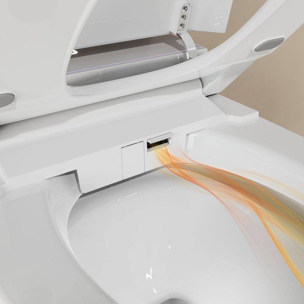 WELLFOR Dual Flush Smart Bidet Toilet with Auto Flush and Heated Seat