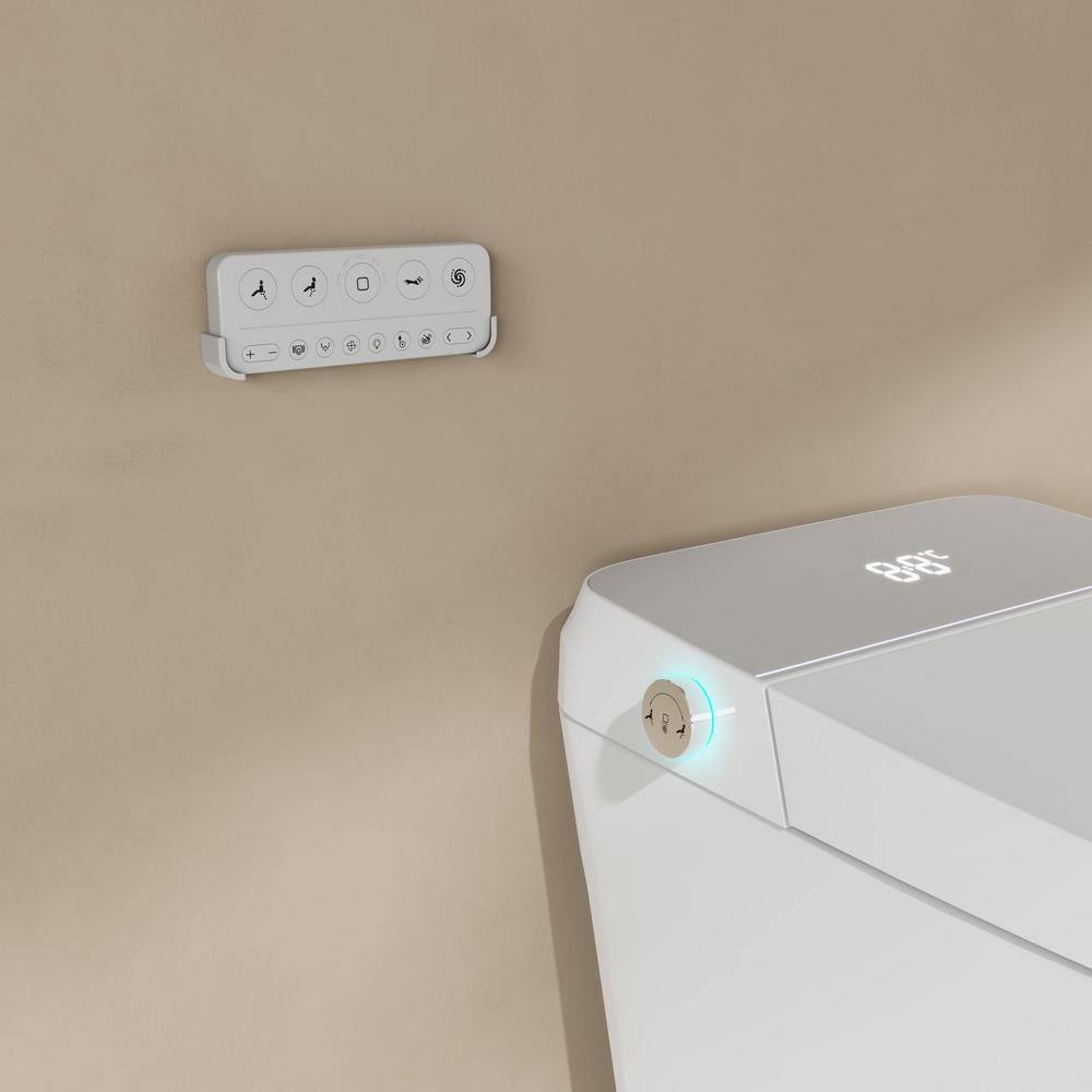 WELLFOR Dual Flush Smart Bidet Toilet with Auto Flush and Heated Seat