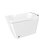 WELLFOR Elongated Dual Flush Smart Bidet Toilet in White with Auto Flush