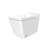 WELLFOR Elongated Dual Flush Smart Bidet Toilet in White with Auto Flush