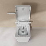 WELLFOR Elongated Dual Flush Smart Bidet Toilet in White with Auto Flush