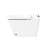 WELLFOR Elongated Dual Flush Smart Bidet Toilet in White with Auto Flush
