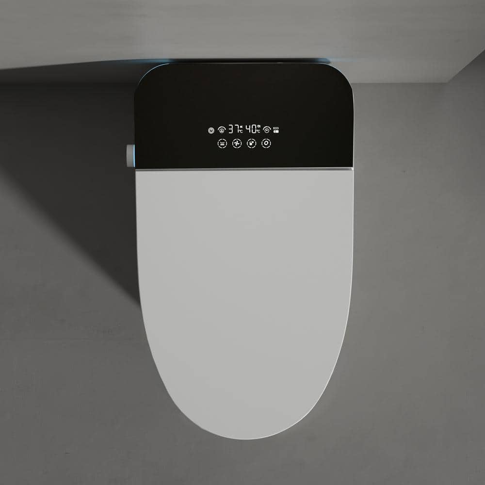 WELLFOR TM-2 Elongated LED Smart Bidet Toilet with Auto Flush and Heated Seat