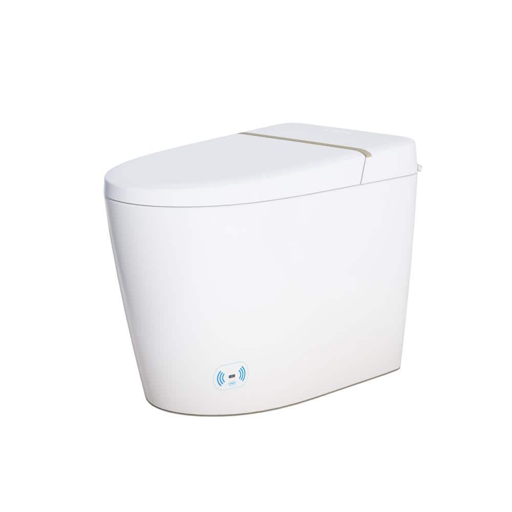 WELLFOR Smart Elongated Bidet Toilet with Heated Seat & Warm Air Dryer