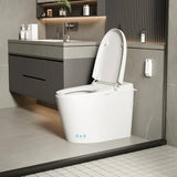 WELLFOR Smart Elongated Bidet Toilet with Heated Seat & Warm Air Dryer
