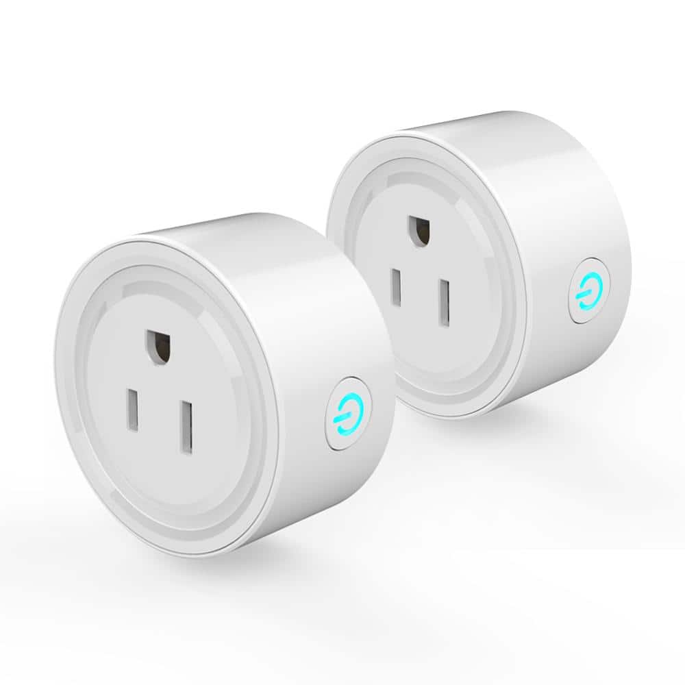 Wexstar Smart Plug Wi-Fi Control Devices from Anywhere C ETL US Certified (2-Pieces)