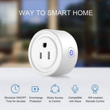 Wexstar Smart Plug Wi-Fi Control Devices from Anywhere C ETL US Certified (4-Pieces)
