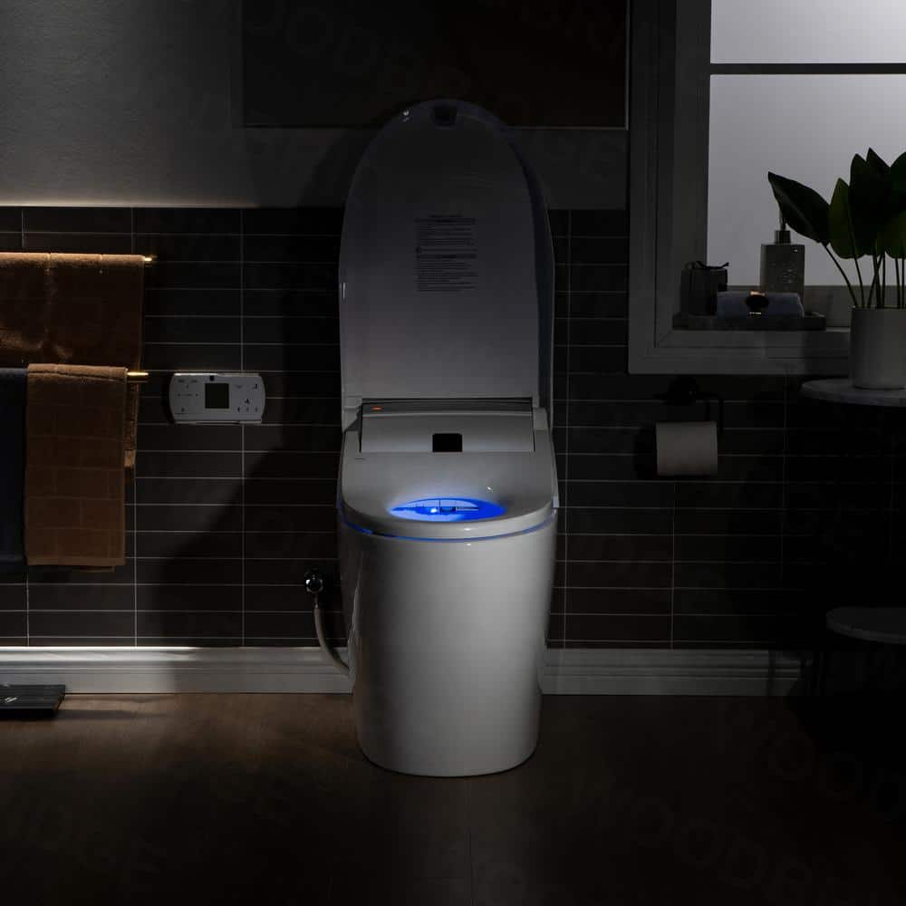 WOODBRIDGE Venezia Intelligent Elongated Smart Bidet Toilet with Auto Features