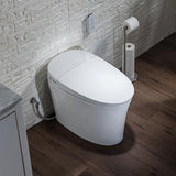 WOODBRIDGE Smart Bidet Toilet with Auto Flush and Foot Sensor Operation