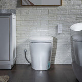 WOODBRIDGE Smart Bidet Toilet with Auto Flush and Foot Sensor Operation