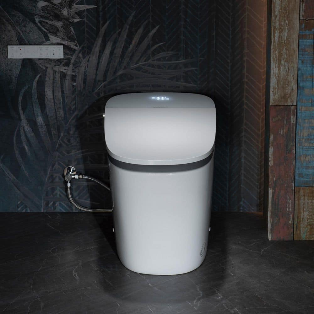 WOODBRIDGE Smart Voice Control Bidet Toilet with Auto Flush and Cleaning Foam