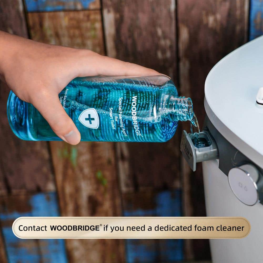 WOODBRIDGE Smart Voice Control Bidet Toilet with Auto Flush and Cleaning Foam