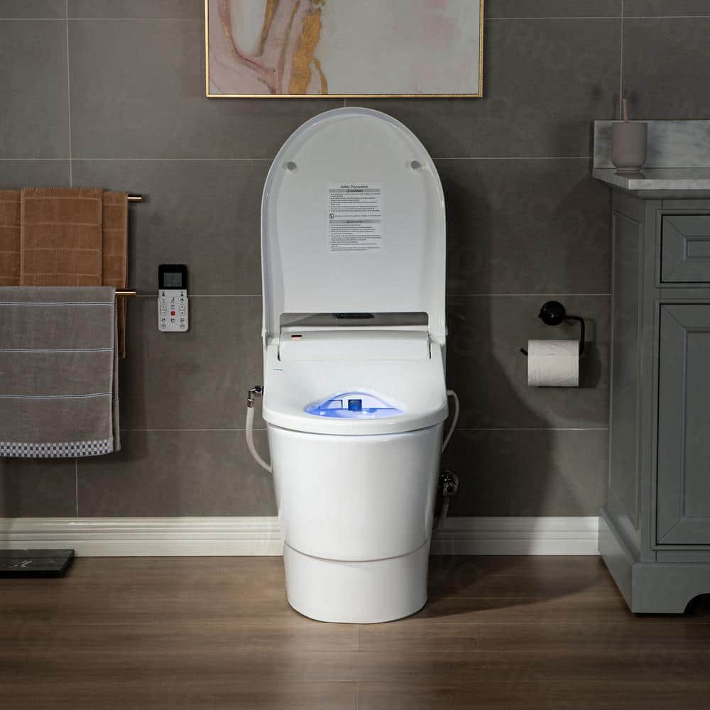 WOODBRIDGE Revel One-Piece Dual Flush Toilet with Smart Bidet