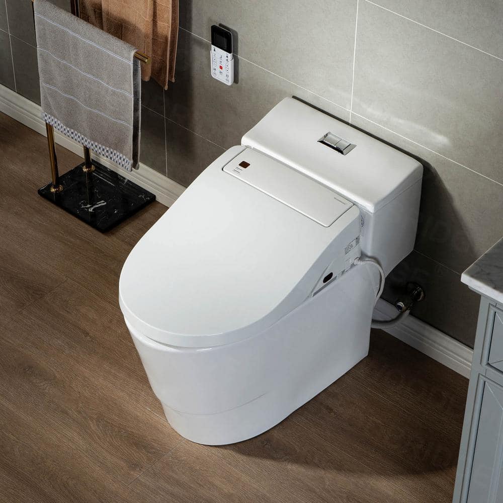 WOODBRIDGE Revel One-Piece Dual Flush Toilet with Smart Bidet