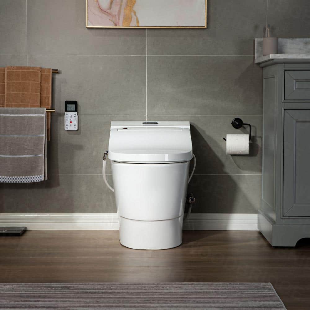 WOODBRIDGE Revel One-Piece Dual Flush Toilet with Smart Bidet