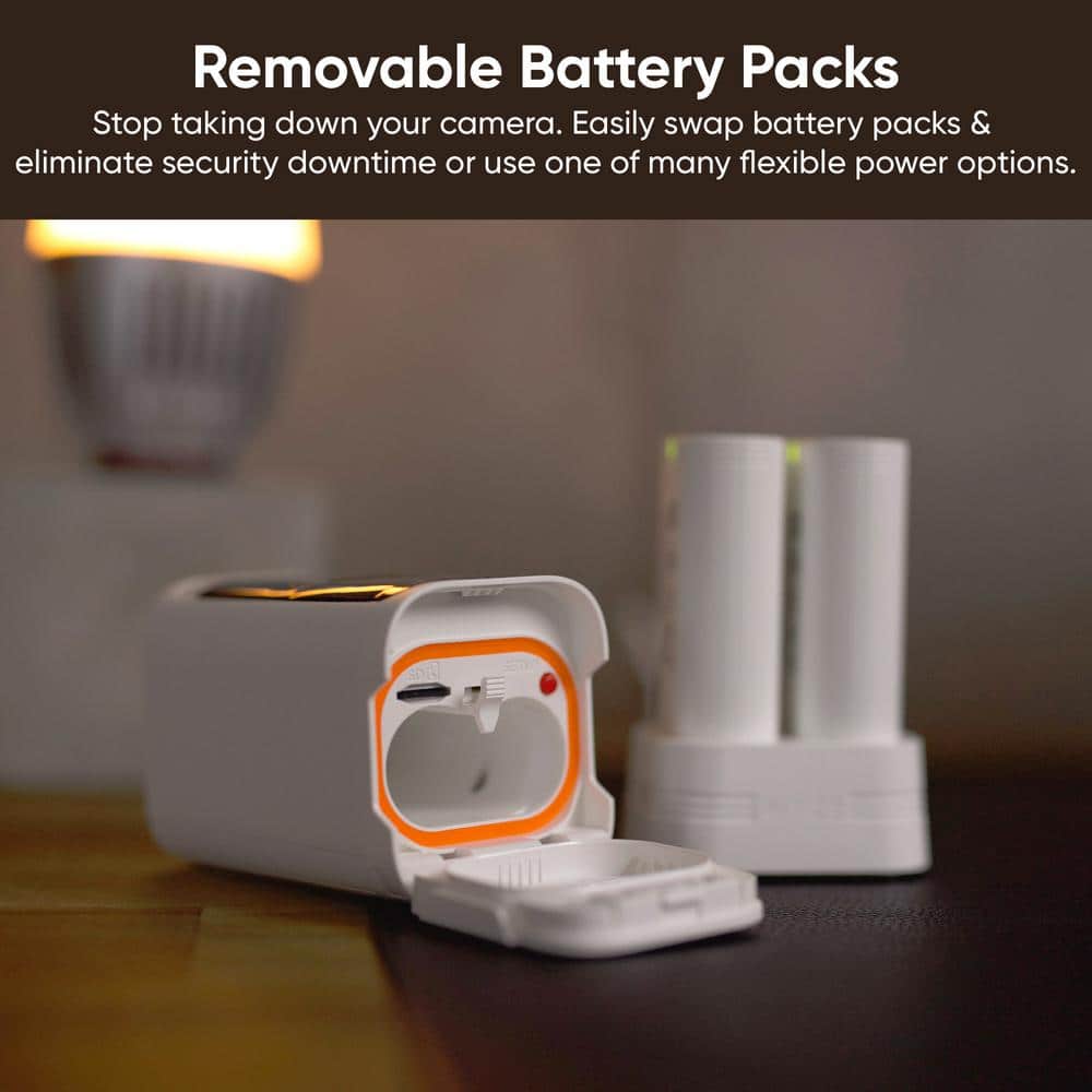 Wyze Battery Cam Pro 2-Pack, Wireless Indoor/Outdoor Home Security Camera, 2k HD Color Night Vision and Built-In Spotlight