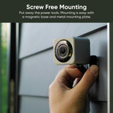 Wyze Cam v4 Wi-Fi 2.5K QHD Indoor/Outdoor Plug-In Smart Home Security Camera, Color Night Vision, 2-Way Audio (White)