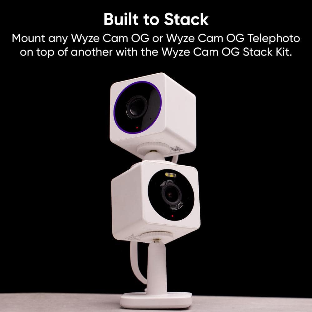 Wyze Cam OG Telephoto Indoor/Outdoor 1080p Wi-Fi Smart Home Security Camera with 3X Optical Zoom and Color Night Vision