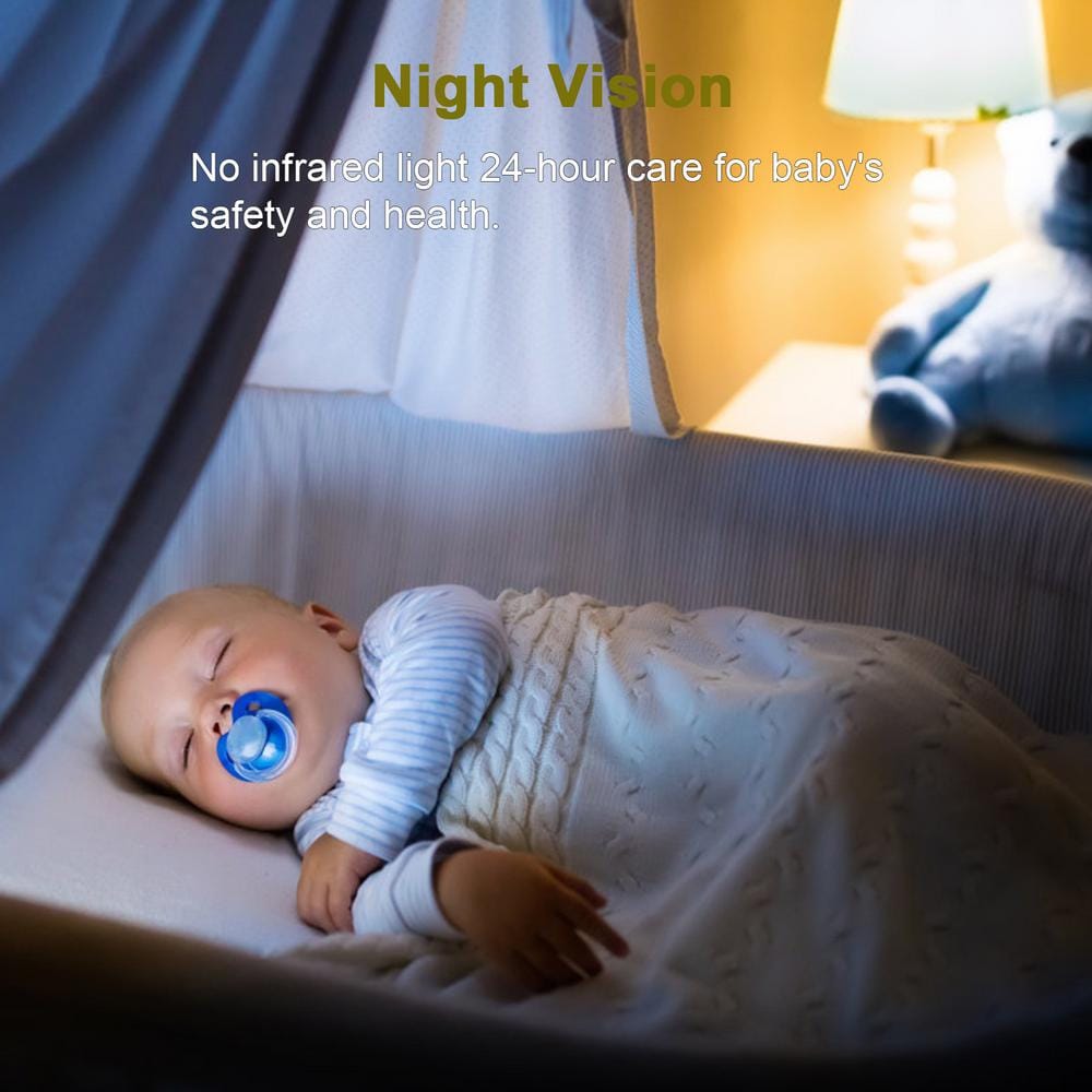 Xodo Smart Home Wireless Wi-Fi Security Camera for Dog/Pet/Nanny 1080p HD Baby Monitor Color Night Vision, Sound Detection