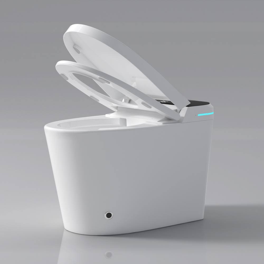 Xspracer Moray Elongated Smart Bidet Toilet with Foot Sensor, LED Display, and Warm Water