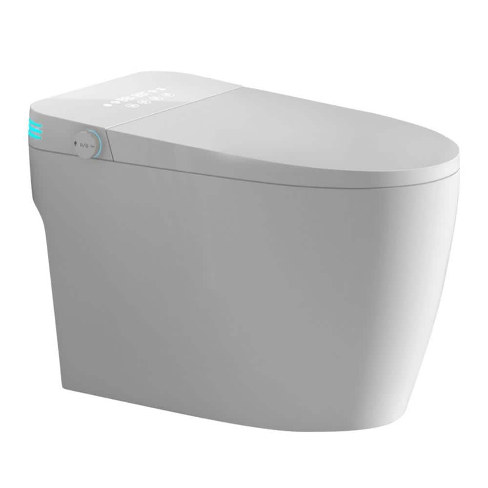 Xspracer Moray Elongated Smart Bidet Toilet - 1.28 GPF, White, AUTO Features