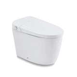 YASINU Tankless Elongated Electric Smart Toilet with Adjustable Bidet Seat, Auto 1.1/1.6 GPF